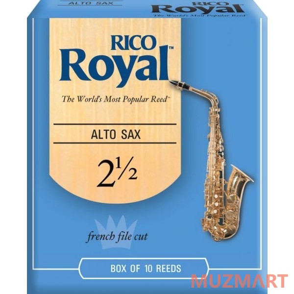 Rico RJB1025 Royal №2,5 Трости для саксофона альт 10 шт.