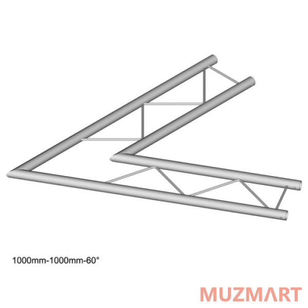 Duratruss DT 22-C20H-L60 Узел стыковочный двухлучевой
