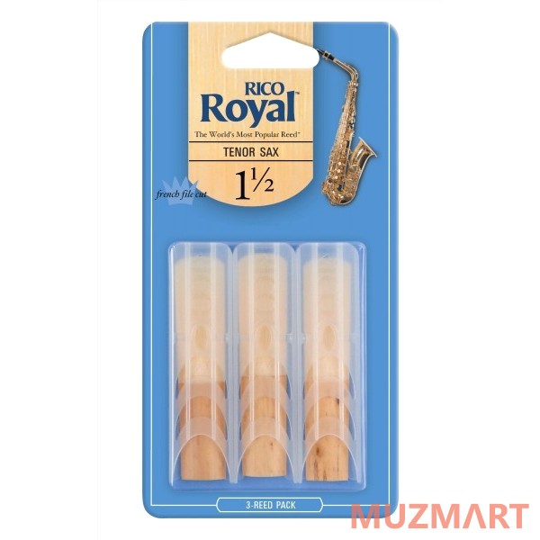 Rico RKB0315 Royal №1,5 Трости для саксофона тенор 3 шт