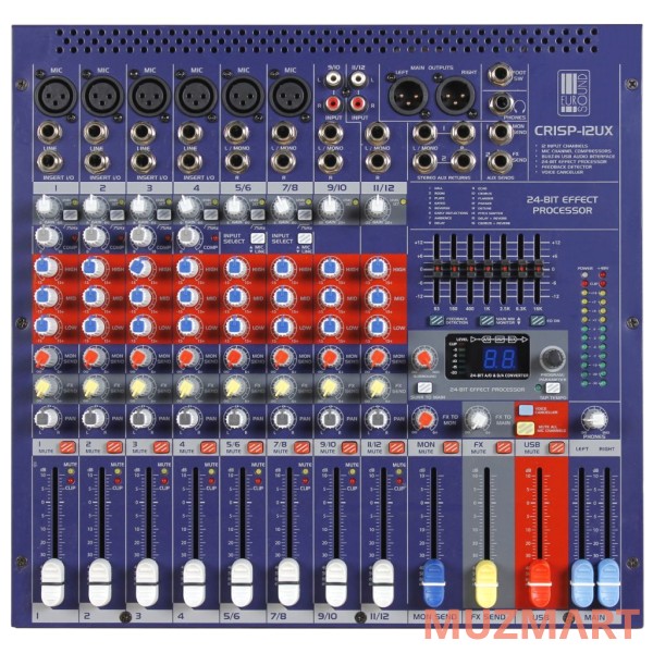 Eurosound CRISP-12UX Микшерный пульт