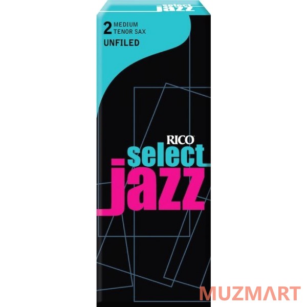 Rico RRS05TSX2M Select Jazz Unfiled 2m Трости для саксофона тенор 5 шт.