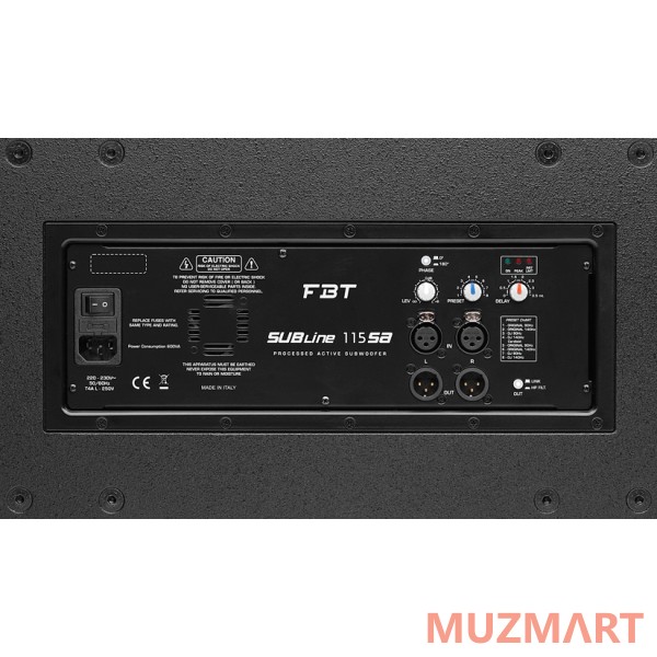 FBT SUBLINE 115SA активный сабвуфер