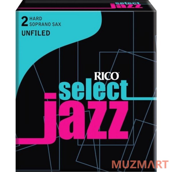 Rico RRS10SSX2H Select Jazz Unfiled №2H Трости для саксофона сопрано 10 шт.