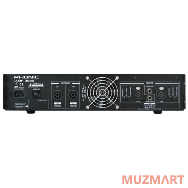 Phonic iAMP 3020 DSP Усилитель мощности цифровой с DSP, 2х1500Вт