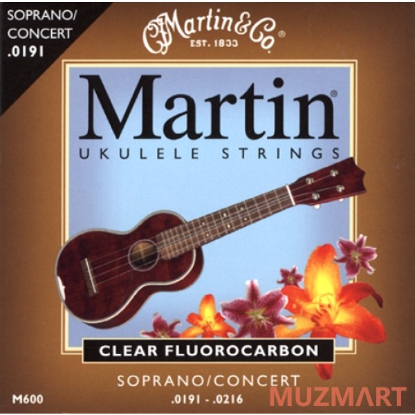 Martin Guitars M600 Набор 4 струны для Укулеле сопрано/концерт
