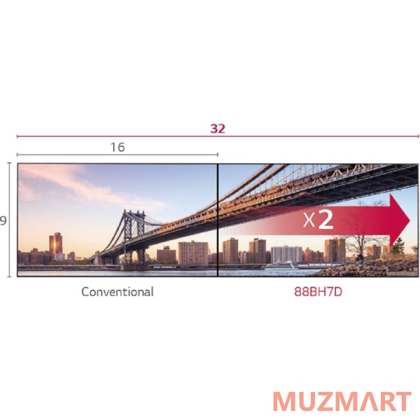 LG 88BH7D-B ULTRA STRETCH LED панель