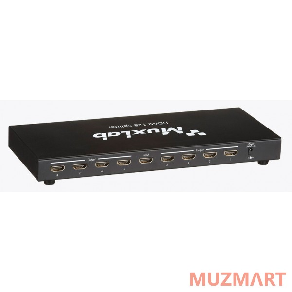 Muxlab 4K/30 Сплиттер 1х8 HDMI