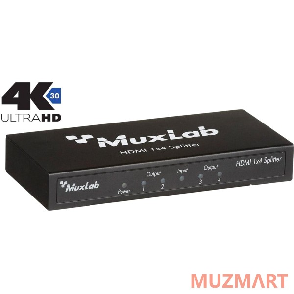 Muxlab 4K/30 (500421) Сплиттер 1х4 HDMI