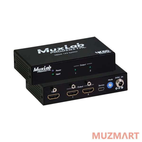 Muxlab 4K/60 (500425) сплиттер HDMI 1x2