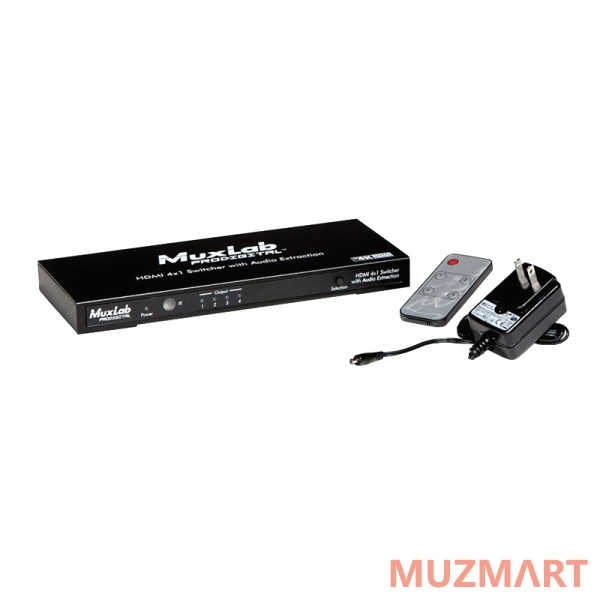 Muxlab UHD-4K Коммутатор 4х1 HDMI