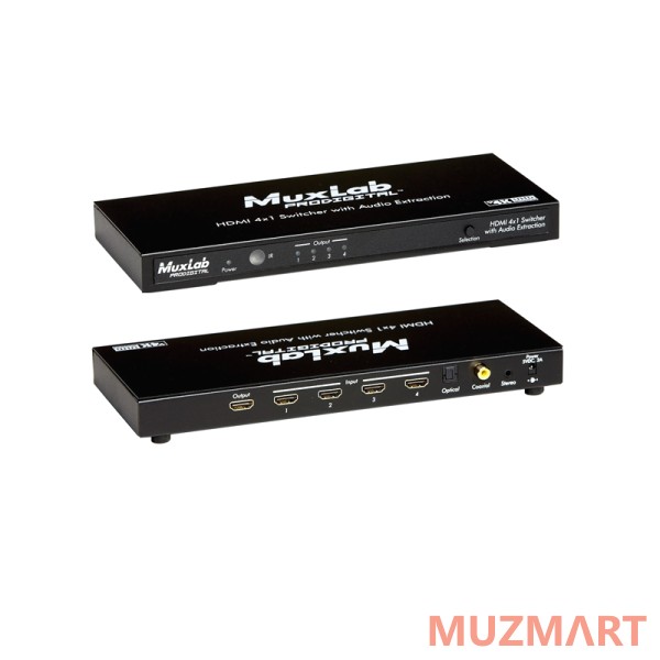 Muxlab UHD-4K Коммутатор 4х1 HDMI