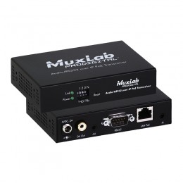 Muxlab 500755 Приемник и передатчик Audio/RS232/IR over IP