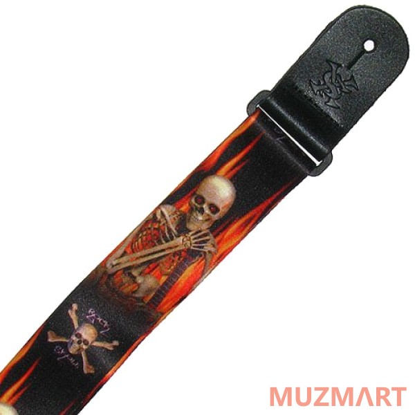 SX GSP2/FS (Fire Skull) Гитарный ремень