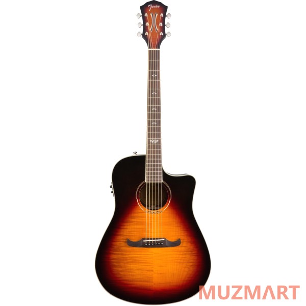 Fender T-Bucket 300-CE, 3-Color Sunburst Электроакустическая гитара