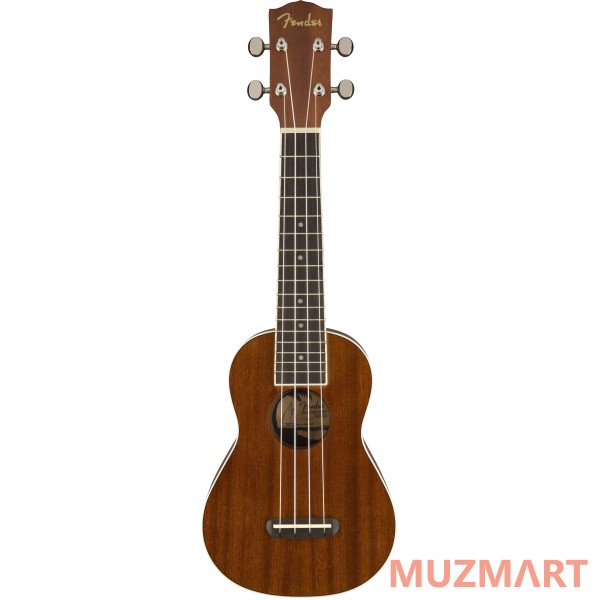 Fender UKULELE SEASIDE-NAT укулеле сопрано, цвет натуральный