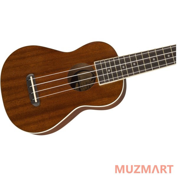 Fender UKULELE SEASIDE-NAT укулеле сопрано, цвет натуральный