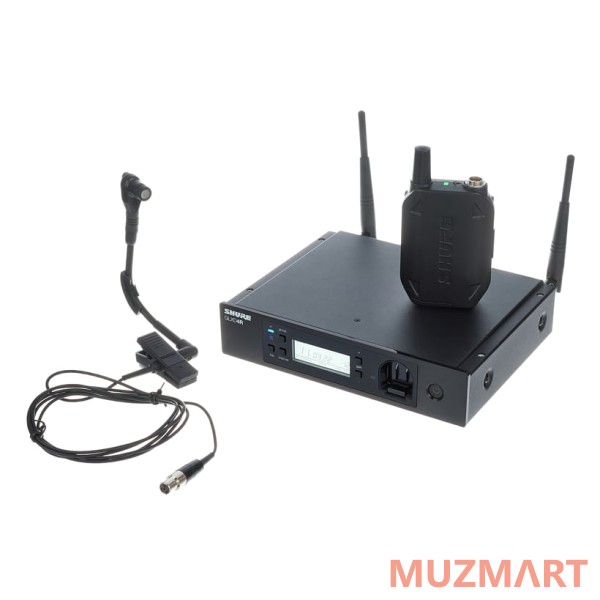 Shure GLXD14RE/B98 Z2 2.4 GHz рэковая цифровая радиосистема GLX-D Advanced с микрофоном BETA 98 для духовых
