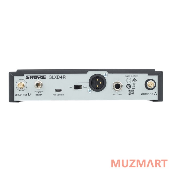 Shure GLXD24RE/B87A Z2 2.4 GHz Цифровая радиосистема GLXD Advanced с капсюлем микрофона BETA 87