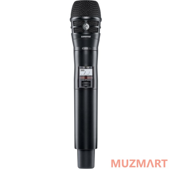 Shure QLXD2/K8B P51 710 - 782 MHz Ручной передатчик серии QLXD с капсюлем микрофона KSM8