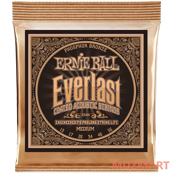Ernie Ball 2544 Струны для акустической гитары Everlast Phosphor Bronze