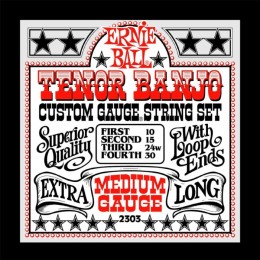 Ernie Ball 2303 струны для 4-струнного тенор банджо stainless steel