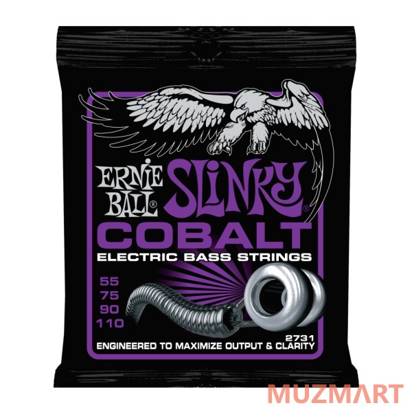 Ernie Ball 2731 Струны для бас-гитары Cobalt Bass Power Slinky