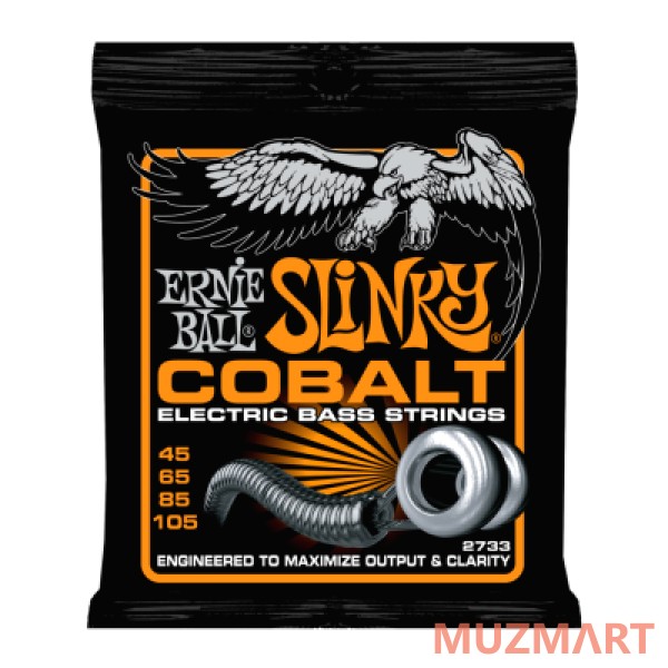 Ernie Ball 2733 Струны для бас-гитары Cobalt Bass Hybrid Slinky