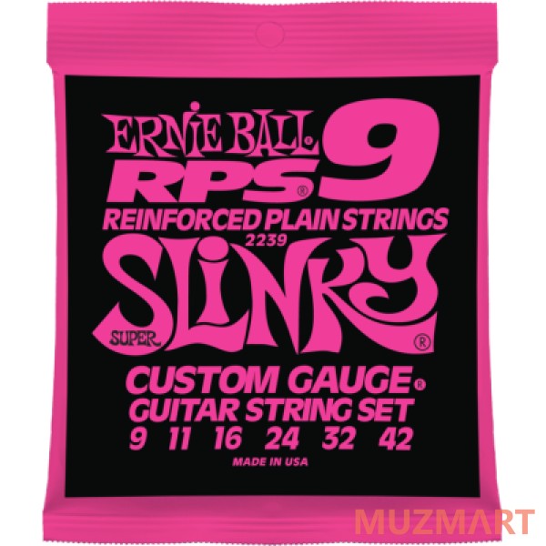Ernie Ball 2239 Струны для электрогитары RPS9 Super Slinky