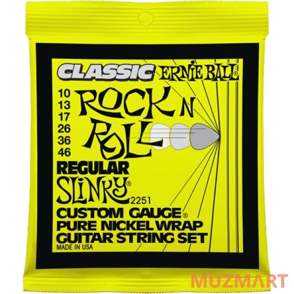 Ernie Ball 2251 струны для электрогитары