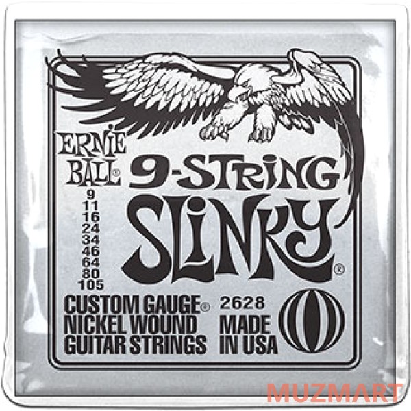 Ernie Ball 2628 Струны для 9-струнной электрогитары