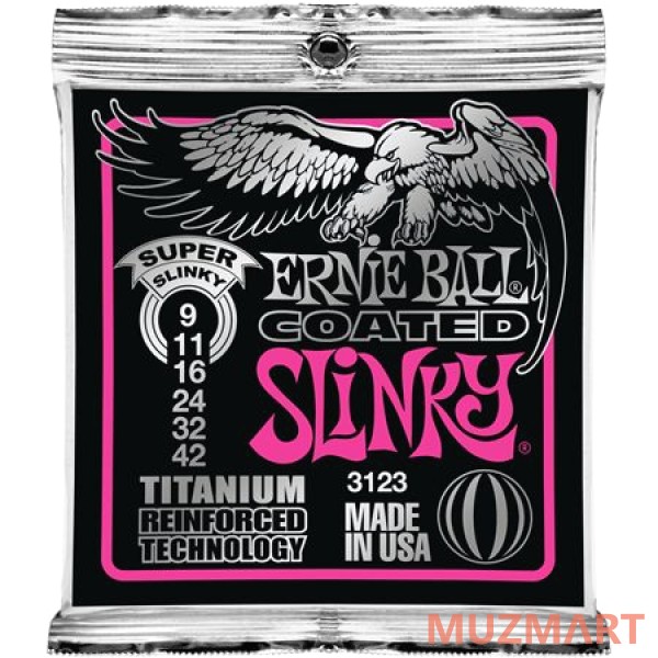 Ernie Ball 3123 Струны для электрогитары Titanium RPS