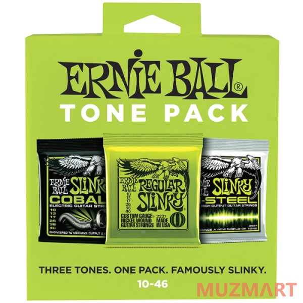 Ernie Ball 3331 набор из 3-х комплектов струн 10-46