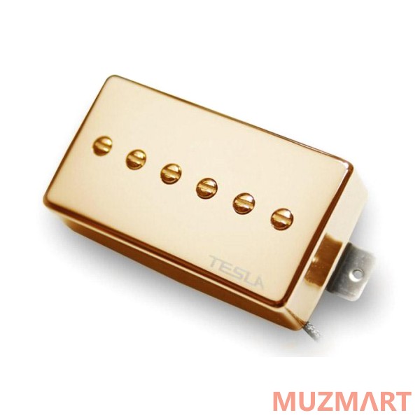 Tesla OPUS-2/GD/NE Neck Звукосниматель, мини, золотая крышка