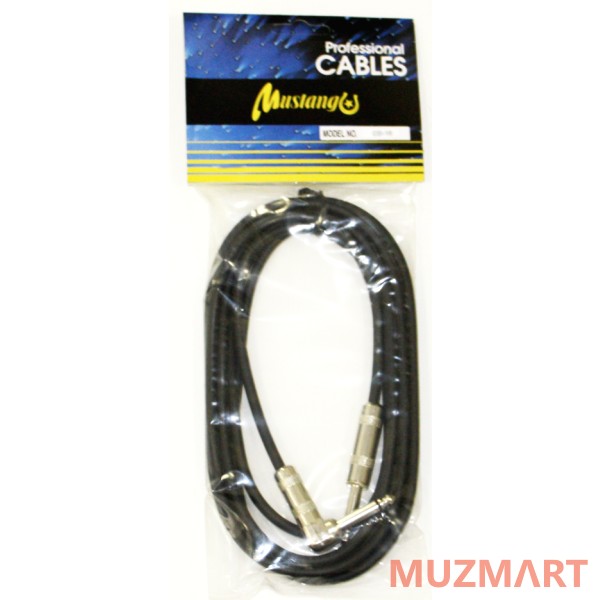 Mustang CD20 кабель гитарный Jack+Jack - 6 метров