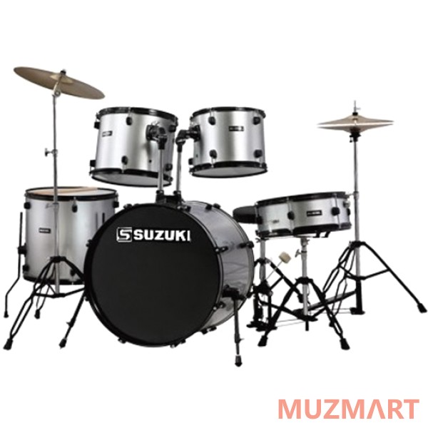 Suzuki SDS-602S Барабанная установка (14"12"13"16"22") цвет серебро