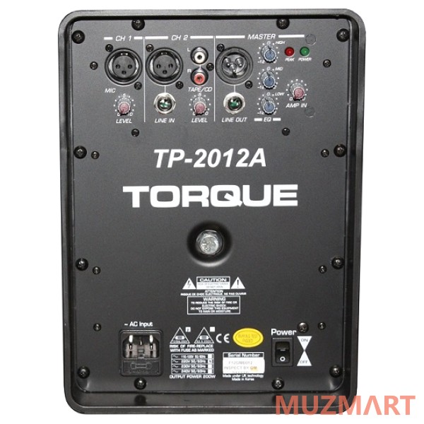 Torque TP2012A активная колонка, пластик, двухполосная