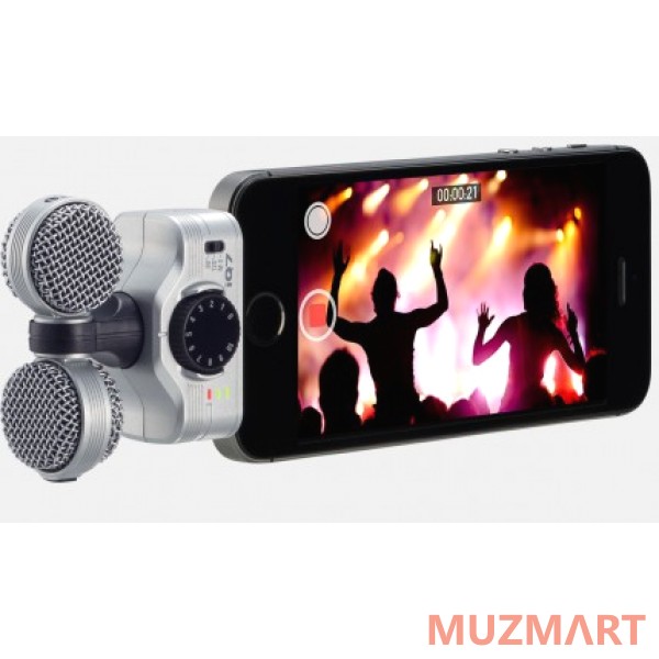 Zoom IQ7 iOS-совместимый стерео-микрофон Mid-Side