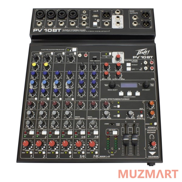 Peavey PV 10 BT Микшерный пульт с Bluetooth и USB