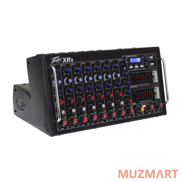 Peavey XR-S 8-канальный активный микшерный пульт с USB, Bluetooth