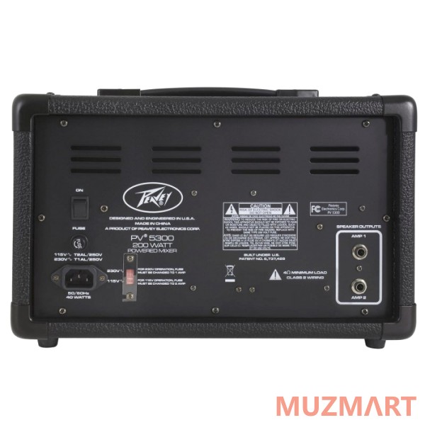 Peavey pv 5300 5-канальный активный микшерный пульт с эффектом реверберации
