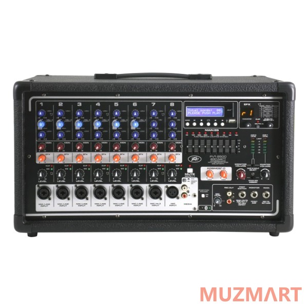 Peavey PVi 8500 8-канальный активный микшерный пульт с USB, Bluetooth