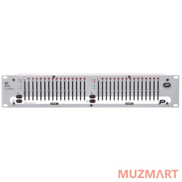 Peavey QF 215 2-канальный 15-полосный эквалайзер
