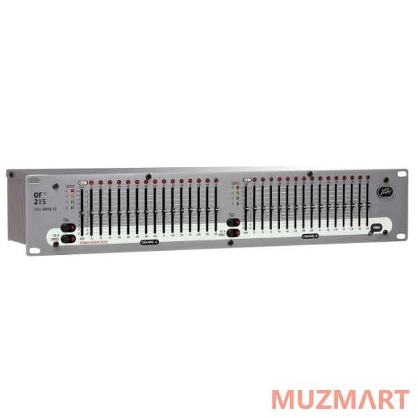 Peavey QF 215 2-канальный 15-полосный эквалайзер