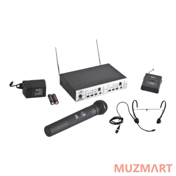 Peavey pv 16dr channel uhf dual receiver - hh/bhs 16-канальная радиосистема