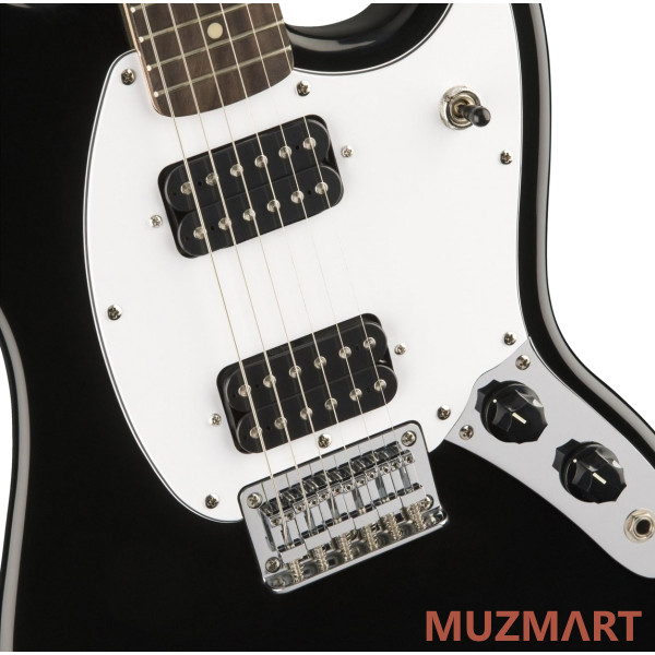 Squier Bullet Mustang HH BLK Электрогитара