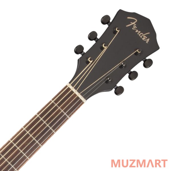 Fender F1020SCE DREADNOUGHT BLACK электроакустическая гитара