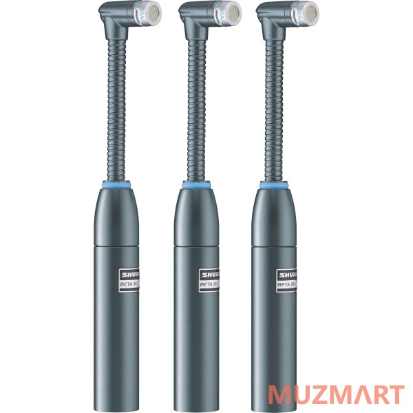 Shure BETA 98AMP/C-3PK комплект из 3-х кардиоидных миниатюрных микрофонов