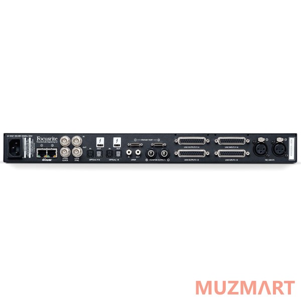 Focusrite Red 16Line Thunderbolt 3 интерфейс