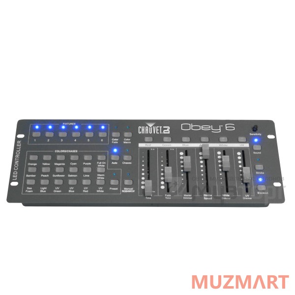 Chauvet Obey 6 компактный контроллер для RGBAWUV-приборов
