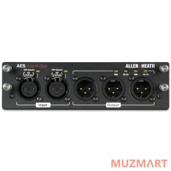 Allen & Heath M-DL-AES4I6O-A карта AES3 I/O для систем DLive